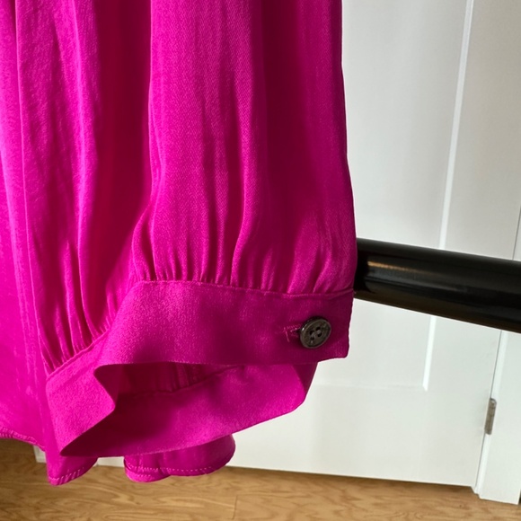 Vince Camuto Blouse NWT - fuchsia / hot pink Women's L - Picture 3 of 4